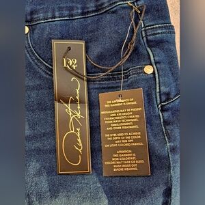 DG2 by Diane Gilman Dark Blue Women's Wide Leg Stretch Jeans US Size 3X